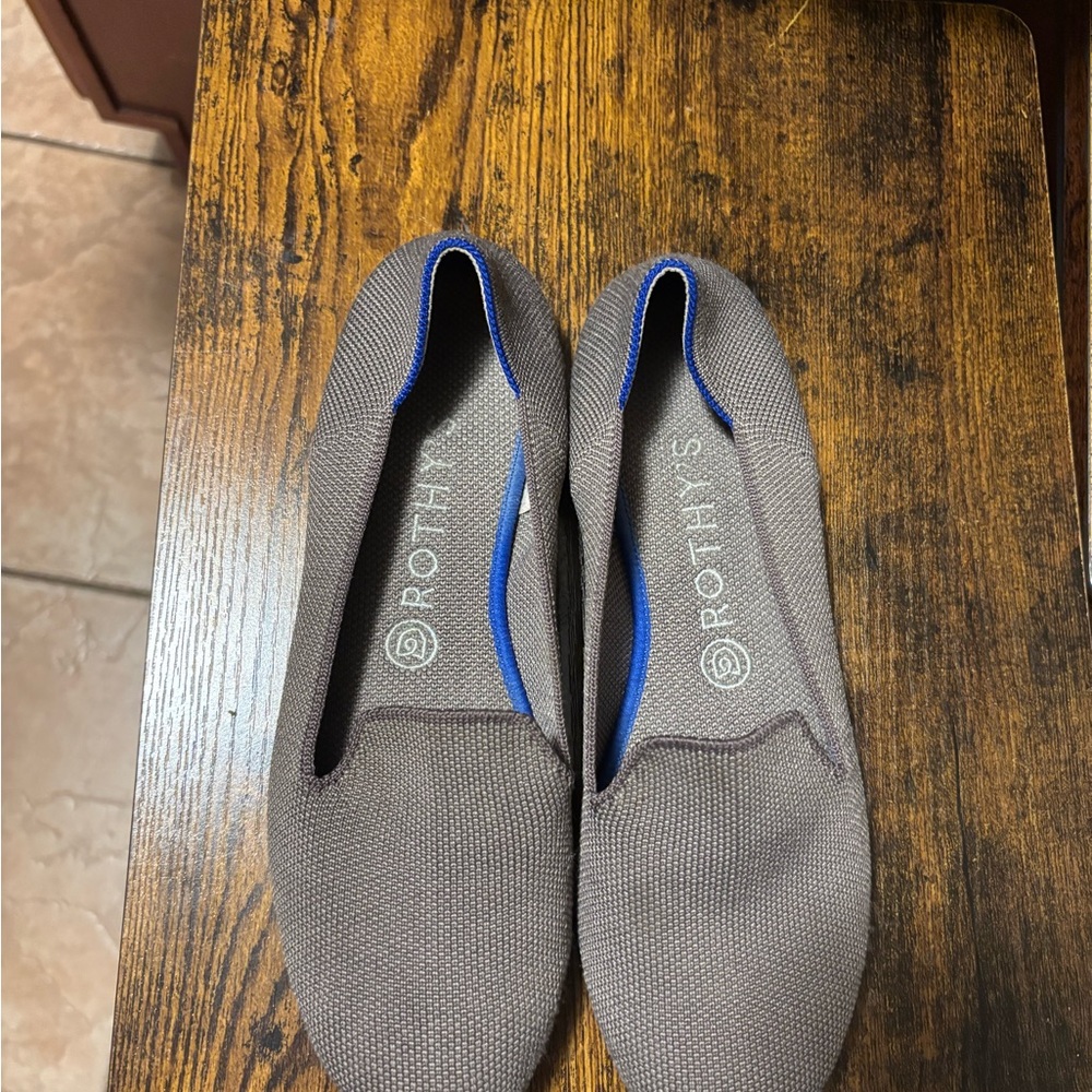 Rothy's Blue and Brown Loafers for Effortless Style